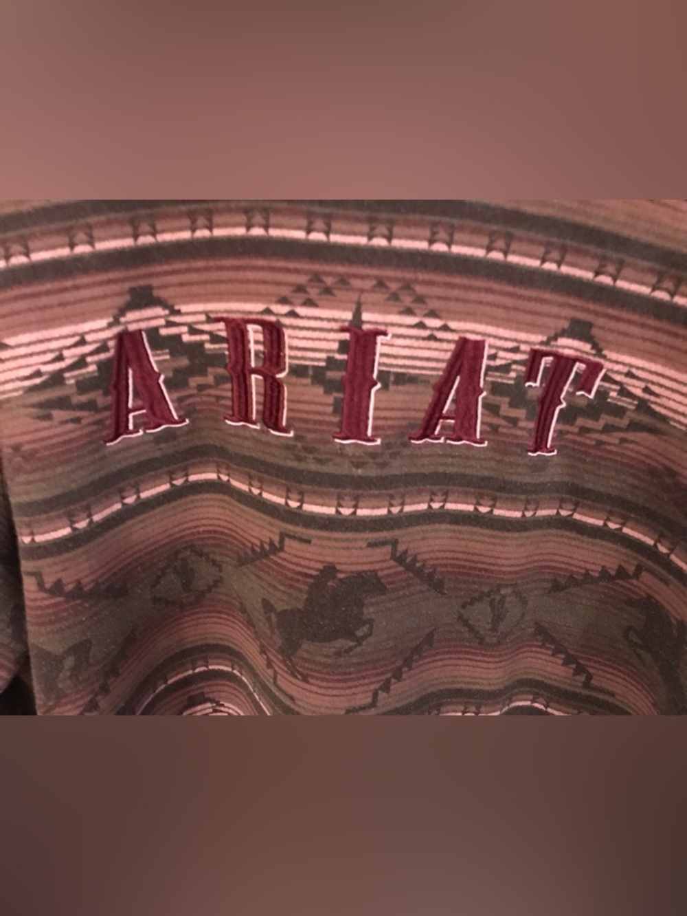 ARIAT Real Allover Print Hoodie - Picture 4 of 12